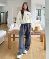 STITCH LOGO ROUND KNIT
