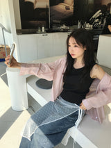 [MADE] Cover ribbed cropped sleeveless