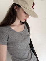 [ORIGINAL] Yupe Button Slim Short Sleeve T-Shirt