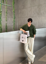 ジーニー 366 コットン バンディング ワイドパンツ