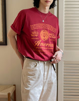 アメリカリバティプリンティド半袖Tシャツ