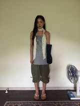 Ethnic Shirred Sleeveless (3color)