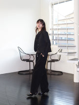 コーデュロイストラップパンツ (BLACK)