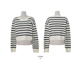EN Casual Border Crop Knit (3color)
