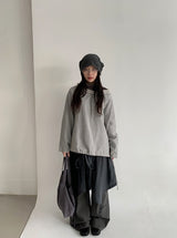 Likat Check Ribbon Wrap Midi Skirt