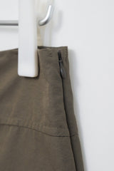 Button Mini Skirt (Khaki)