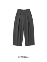 [Planning] LMN All Day Pintuck Wide Slacks (3 colors)