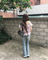 Frill cancan blouse