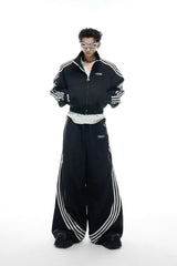 Striped Retro Track Jacket