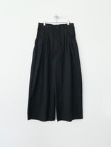 pocket pintuck wide pants