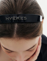 26SS★Essence Logo Stone Wide Hairband