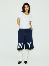 ZIPPER HEART TEE WHITE