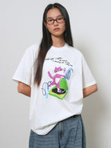 ダンシングキャットオーバーフィット半袖Tシャツ