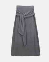 Elon String Tie Long Skirt