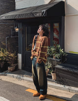 リンクダブルバックポケットデニムパンツ