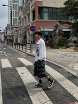 マルチピグメントバミューダパンツ