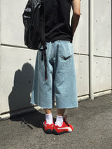 フォイルカーペンターバミューダデニムパンツ 2C