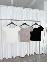 wave wrinkle top (3color)