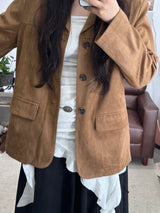 SUEDE BASIC JACKET