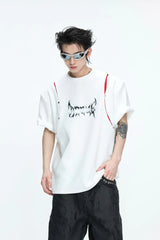 Deconstructed Print T-Shirt