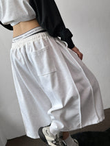 Loin Contrast Keyring Side Pintuck Bermuda Shorts 4 color