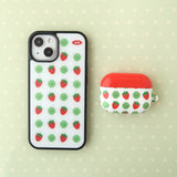 AirPods case - ストロベリーパターン