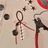 [MADE]CIRCLE PHOTO KEYRING- RED