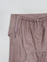 Fold Satin Lace Skirt