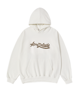 25FW CURSIVE LOGO HOODIE CREAM