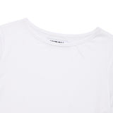 KIRSH LETTERING SLIM FIT T-SHIRT [WHITE]