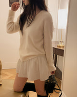 Nuen Vネックニット