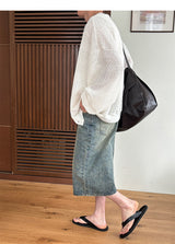 [Unisex] Ethnic see through cardigan(3color)