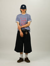 タウン ヴィンテージ レタリング ハーフスリーブ Tシャツ