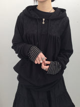 Double ribbon knee-point pants