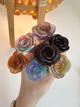 Rose hair stick (7color)