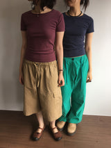 Wheel Cargo Bermuda Pants (3color)