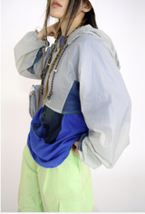 rain short hood jumper(3color)