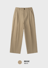 No-Mace Back Banding Cotton Ton-Chin-Wide Pants