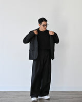 WIT SEMI OVERSIZE BLAZER BK 
