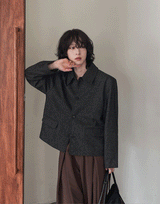 Lemad herringbone wool jacket
