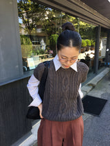 Hush Twist Half Knit (4color)