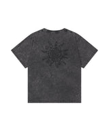 ウォッシュドソーラーアップリケTシャツ