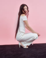 ローズホルターブラウス [WHITE]
