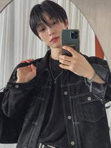 Brook Suede Trucker Jacket
