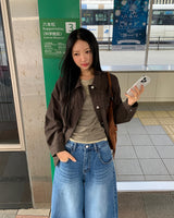 [ORIGINAL] レイヤードホルターネックロングスリーブTシャツ