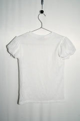 フローラル レースパフトップ(White)