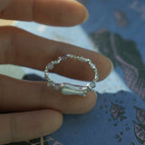 Light and You, silver ring