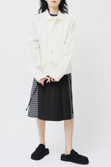 (W) Lowkey Checked Skirt (2color)
