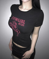 cowgirl tee (3colors)