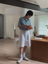 Lion Stripe Half Shirt